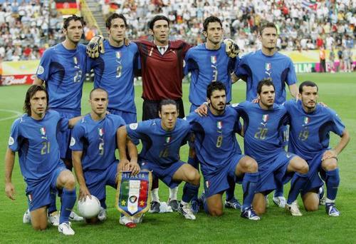 意大利06年夺冠阵容
