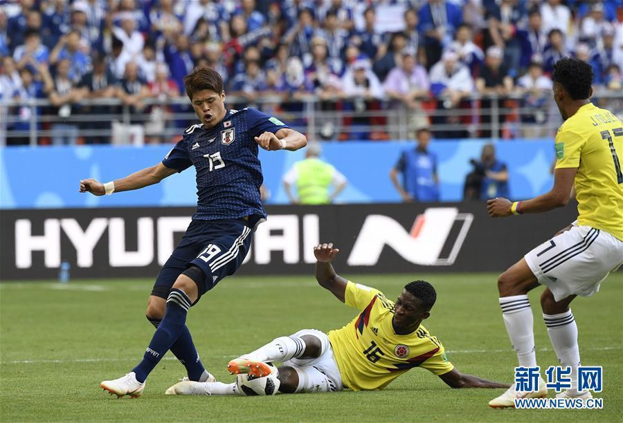 日本vs哥伦比亚假球