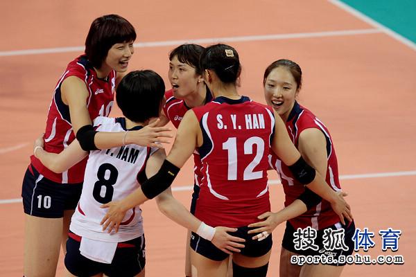 女排亚锦赛中国vs韩国的相关图片
